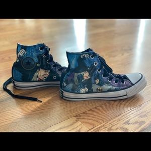 Batman & The Penguin Converse Hi-Tops - Women’s 6